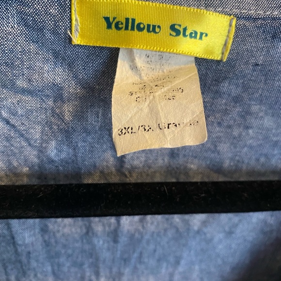 Retro Denim Polka Dot Dress With Collar - Picture 3 of 4